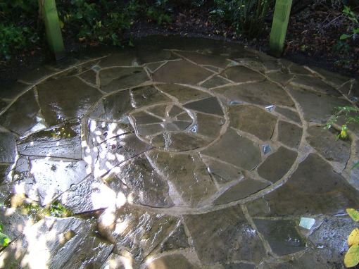 Pergola after pressure wash